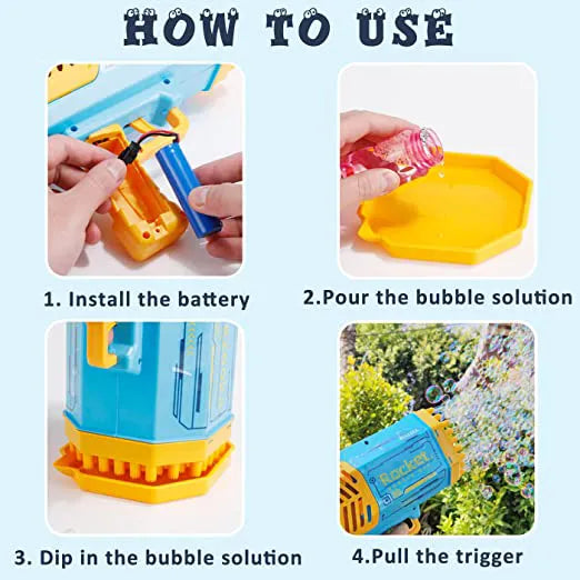 Bubble Toy Gun For Kids