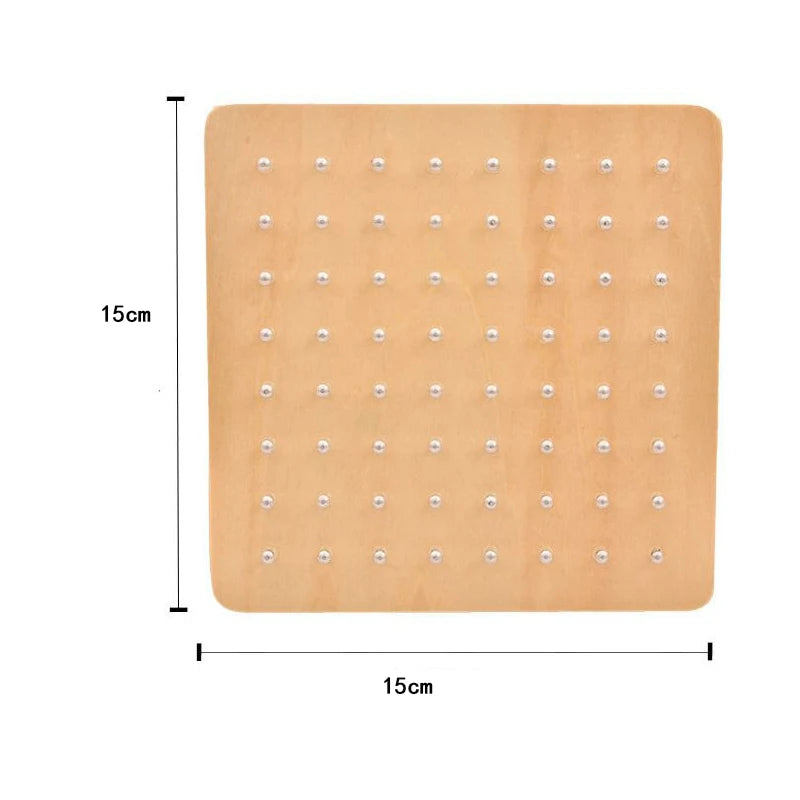 Creative Graphic Rubber Tie Nail Boards with Cards