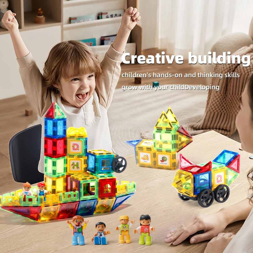 Magnetic Designer Construction Set For Kids